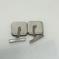 LOUIS VUITTON LV Logo Accessory Wood Cufflinks Men's Brown