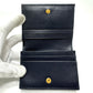 GUCCI 621887 Horsebit Compact Wallet, Tri-fold Canvas/Leather, Women's, Beige