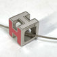 HERMES H Cube Cage d'Ache Pendant Necklace, Women's, Silver