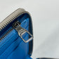 LOUIS VUITTON M81573 Monogram Zippy Wallet Vertical Round Zipper Long Wallet in Taurillon Leather, Men's Gray