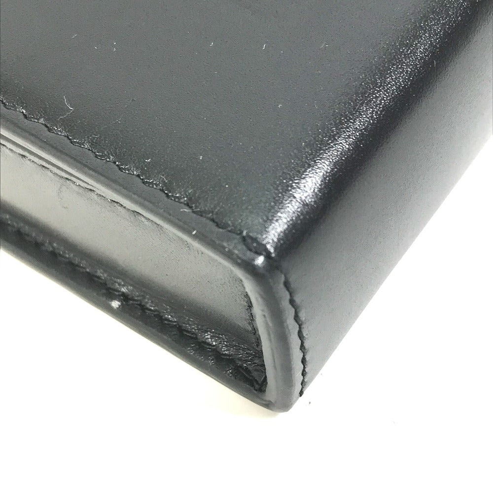 Christian Dior Pochette Bag Crossbody Phone Case Ultra Messenger Shoulder Bag Leather Men's Black