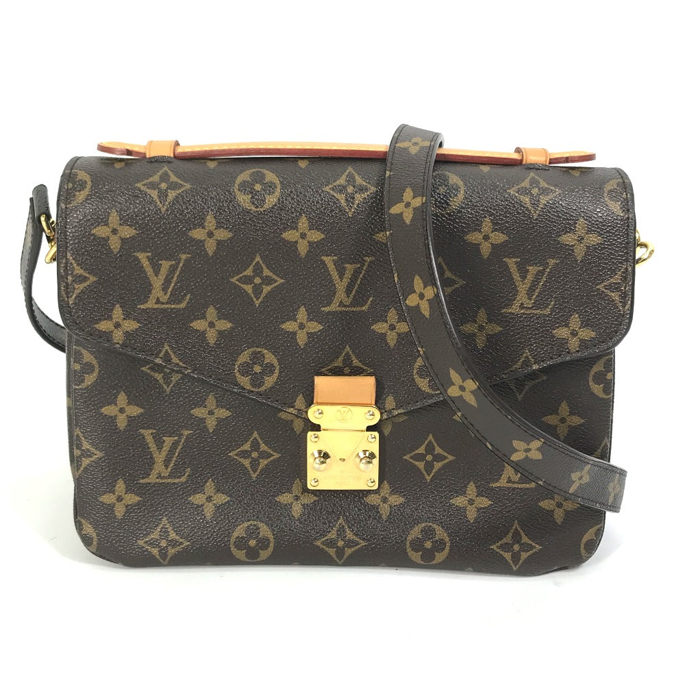 LOUIS VUITTON M44875 モノグラム ポシェットメティス MM 2WAY ショルダーバッグ カバン ハンドバッグ モノグラムキャンバス レディース ブラウン