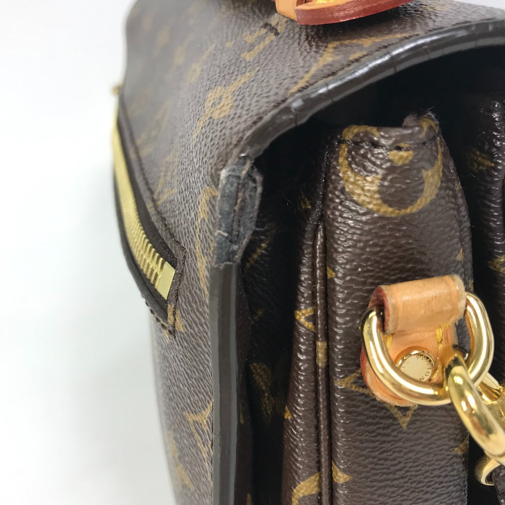 LOUIS VUITTON M44875 モノグラム ポシェットメティス MM 2WAY ショルダーバッグ カバン ハンドバッグ モノグラムキャンバス レディース ブラウン