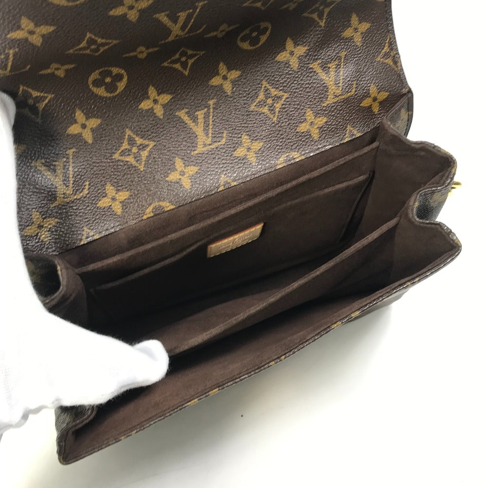 LOUIS VUITTON M44875 モノグラム ポシェットメティス MM 2WAY ショルダーバッグ カバン ハンドバッグ モノグラムキャンバス レディース ブラウン
