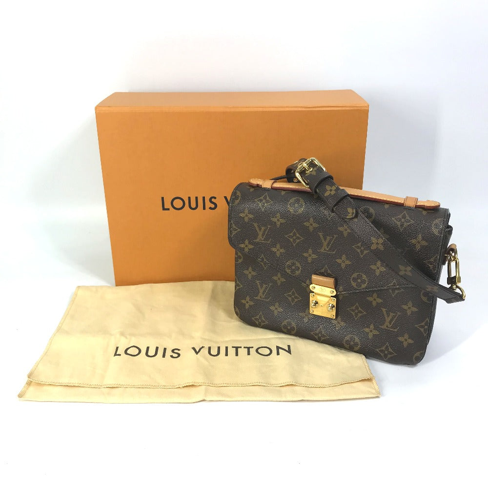 LOUIS VUITTON M44875 モノグラム ポシェットメティス MM 2WAY ショルダーバッグ カバン ハンドバッグ モノグラムキャンバス レディース ブラウン