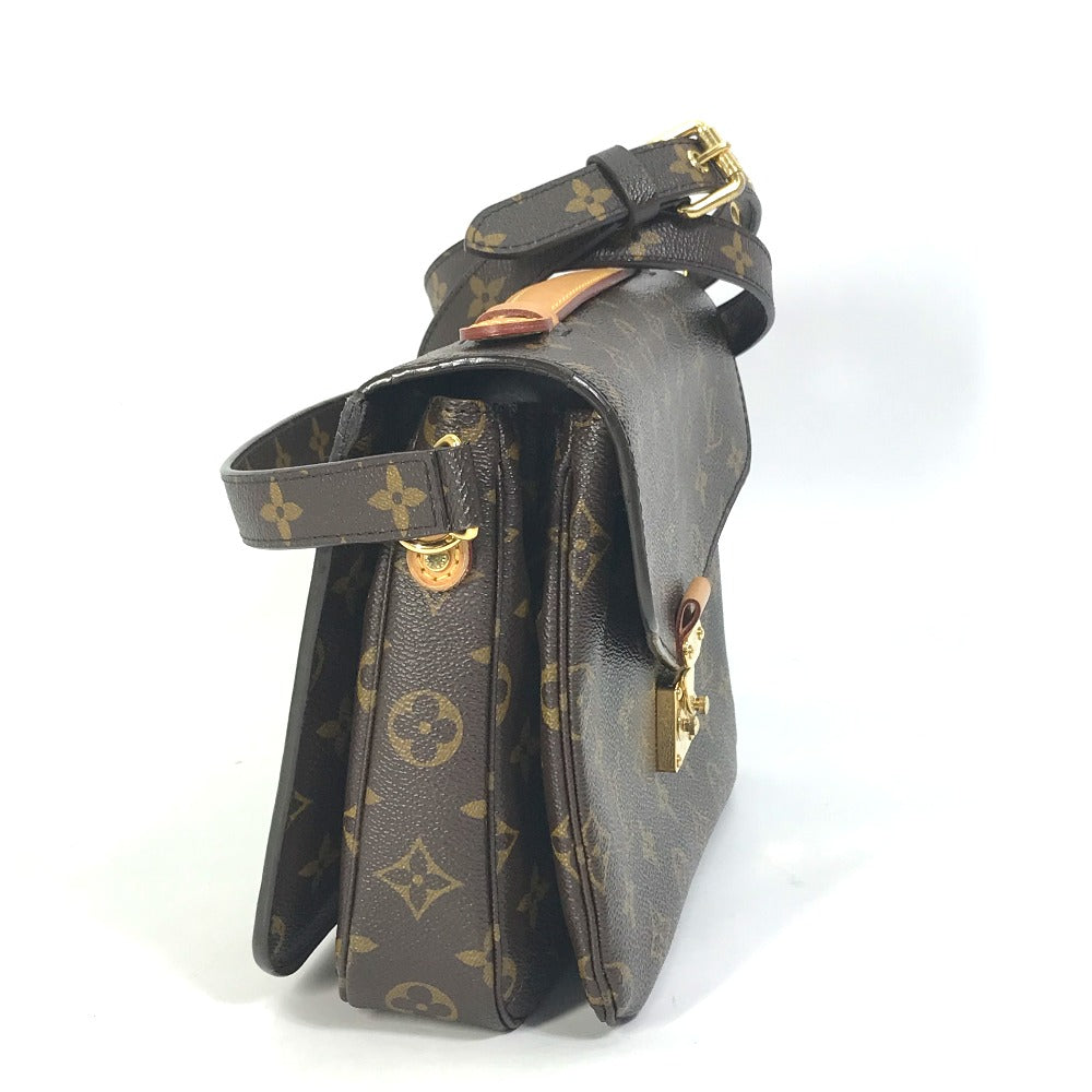 LOUIS VUITTON M44875 モノグラム ポシェットメティス MM 2WAY ショルダーバッグ カバン ハンドバッグ モノグラムキャンバス レディース ブラウン