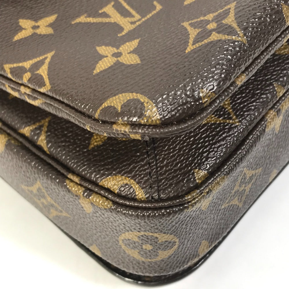 LOUIS VUITTON M44875 モノグラム ポシェットメティス MM 2WAY ショルダーバッグ カバン ハンドバッグ モノグラムキャンバス レディース ブラウン