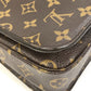 LOUIS VUITTON M44875 モノグラム ポシェットメティス MM 2WAY ショルダーバッグ カバン ハンドバッグ モノグラムキャンバス レディース ブラウン