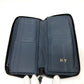 LOUIS VUITTON M82322 Monogram Shadow Zippy Wallet Vertical Long Wallet in Monogram Shadow Leather, Men's, Navy