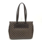 LOUIS VUITTON N51123 Damier Parioli PM Shoulder Bag/Tote Bag in Damier Canvas, Brown, Women's