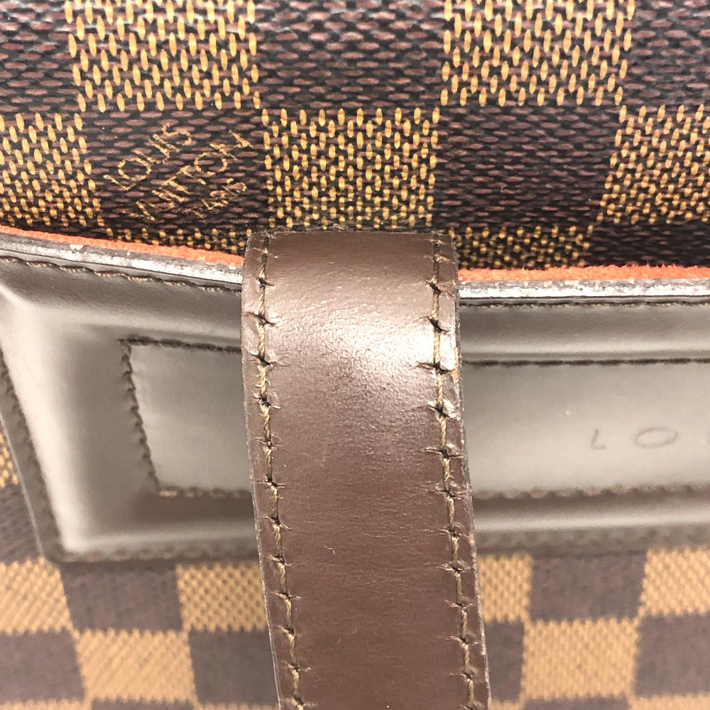 LOUIS VUITTON N51123 Damier Parioli PM Shoulder Bag/Tote Bag in Damier Canvas, Brown, Women's