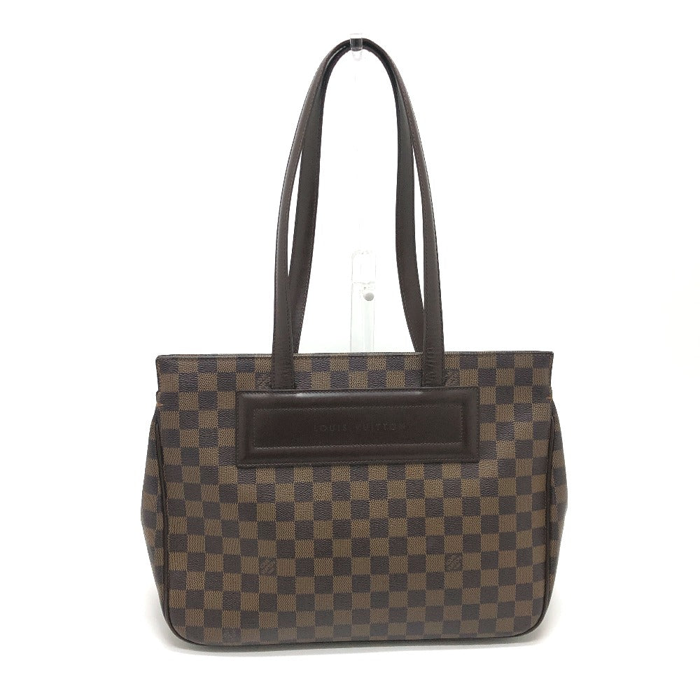 LOUIS VUITTON N51123 Damier Parioli PM Shoulder Bag/Tote Bag in Damier Canvas, Brown, Women's