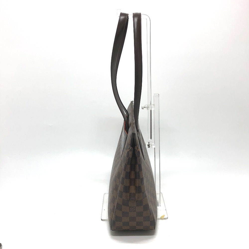 LOUIS VUITTON N51123 Damier Parioli PM Shoulder Bag/Tote Bag in Damier Canvas, Brown, Women's
