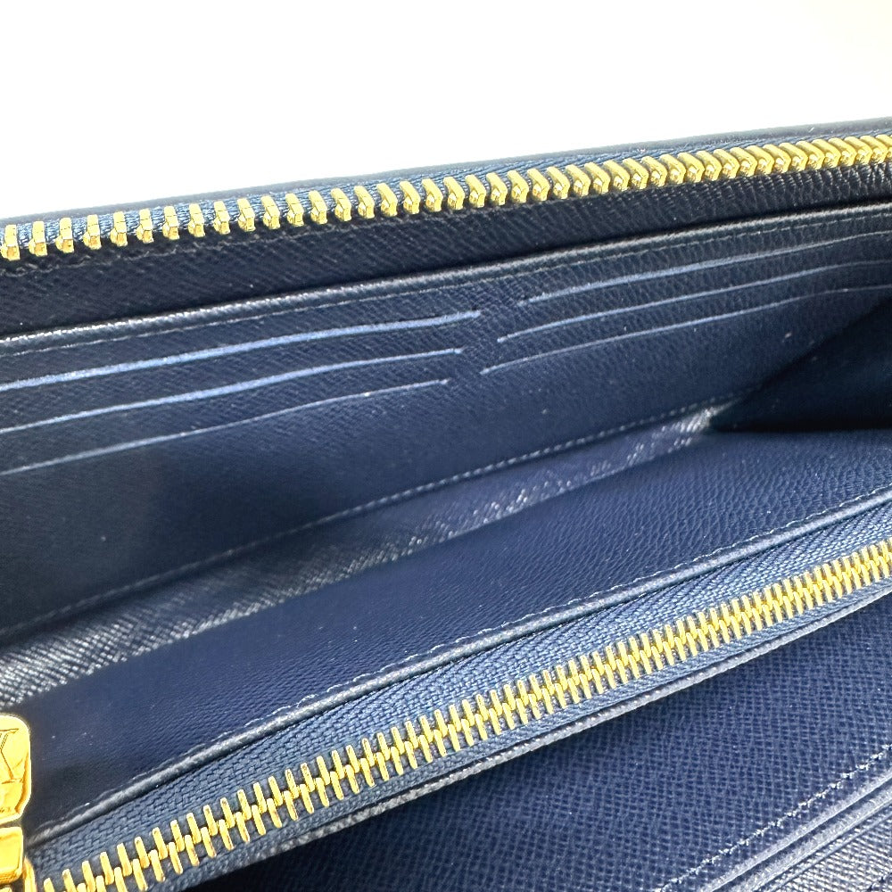LOUIS VUITTON M82468 Monogram Jacquard Zippy Wallet Long Wallet Fabric Women's Navy