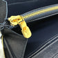 LOUIS VUITTON M82468 Monogram Jacquard Zippy Wallet Long Wallet Fabric Women's Navy