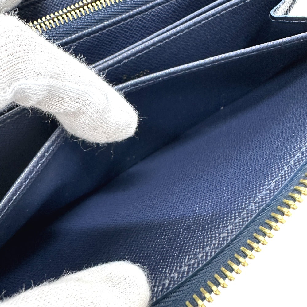 LOUIS VUITTON M82468 Monogram Jacquard Zippy Wallet Long Wallet Fabric Women's Navy
