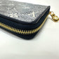 LOUIS VUITTON M82468 Monogram Jacquard Zippy Wallet Long Wallet Fabric Women's Navy