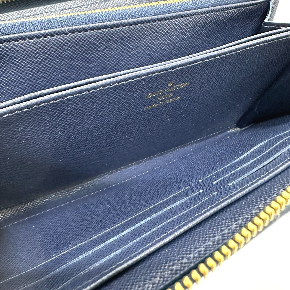 LOUIS VUITTON M82468 Monogram Jacquard Zippy Wallet Long Wallet Fabric Women's Navy