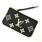 LOUIS VUITTON M80885 Monogram Empreinte Pochette Cle Coin Case in Monogram Empreinte Leather, Women's, Black