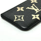 LOUIS VUITTON M80885 Monogram Empreinte Pochette Cle Coin Case in Monogram Empreinte Leather, Women's, Black