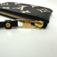 LOUIS VUITTON M80885 Monogram Empreinte Pochette Cle Coin Case in Monogram Empreinte Leather, Women's, Black