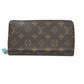 LOUIS VUITTON M42616 Monogram Zippy Wallet, Round Zipper Long Wallet, Monogram Canvas, Women's, Brown