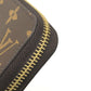 LOUIS VUITTON M42616 Monogram Zippy Wallet, Round Zipper Long Wallet, Monogram Canvas, Women's, Brown