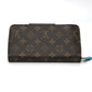 LOUIS VUITTON M42616 Monogram Zippy Wallet, Round Zipper Long Wallet, Monogram Canvas, Women's, Brown