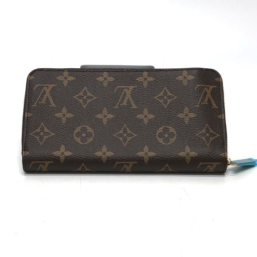 LOUIS VUITTON M42616 Monogram Zippy Wallet, Round Zipper Long Wallet, Monogram Canvas, Women's, Brown