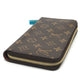 LOUIS VUITTON M42616 Monogram Zippy Wallet, Round Zipper Long Wallet, Monogram Canvas, Women's, Brown