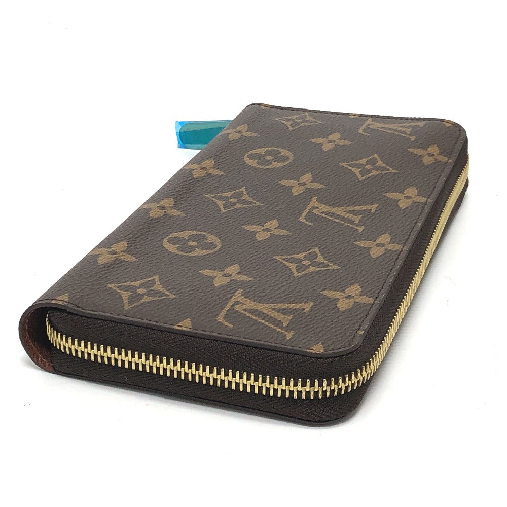 LOUIS VUITTON M42616 Monogram Zippy Wallet, Round Zipper Long Wallet, Monogram Canvas, Women's, Brown