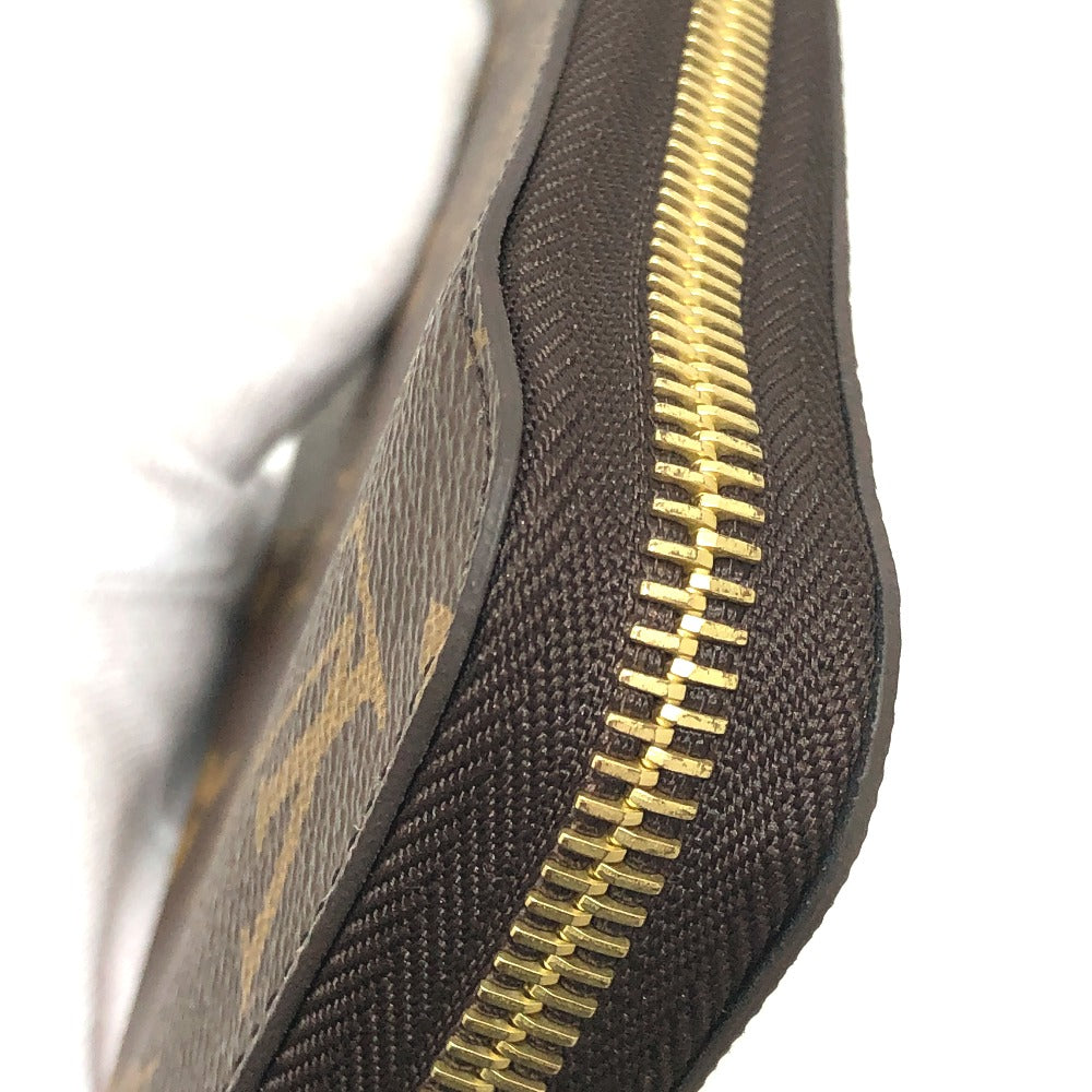 LOUIS VUITTON M42616 Monogram Zippy Wallet, Round Zipper Long Wallet, Monogram Canvas, Women's, Brown