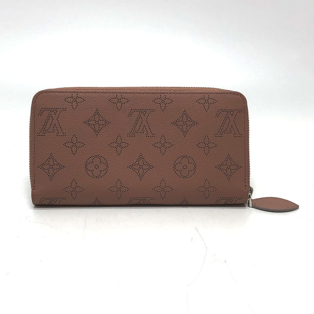 LOUIS VUITTON M61868 Monogram Mahina Zippy Wallet, Round Zipper Long Wallet, Monogram Mahina, Women's, Pink