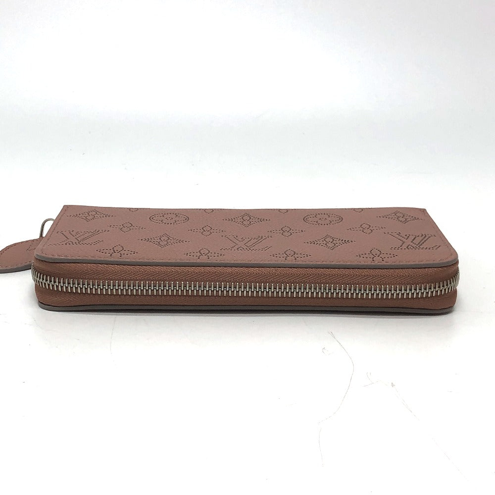 LOUIS VUITTON M61868 Monogram Mahina Zippy Wallet, Round Zipper Long Wallet, Monogram Mahina, Women's, Pink