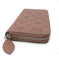 LOUIS VUITTON M61868 Monogram Mahina Zippy Wallet, Round Zipper Long Wallet, Monogram Mahina, Women's, Pink