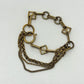 LOUIS VUITTON M65362 Brassele Chaine Vegas Chain Bracelet GP Women's Gold