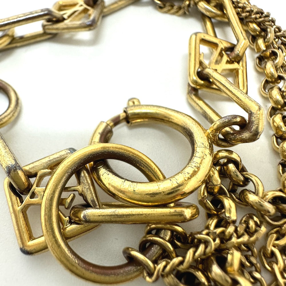 LOUIS VUITTON M65362 Brassele Chaine Vegas Chain Bracelet GP Women's Gold