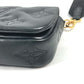 LOUIS VUITTON M81398 Monogram Bubblegram Wallet-on-Strap Long Wallet, Crossbody Clutch Bag, 2-Way Bag, Shoulder Bag, Leather, Women's, Black