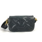 LOUIS VUITTON M81398 Monogram Bubblegram Wallet-on-Strap Long Wallet, Crossbody Clutch Bag, 2-Way Bag, Shoulder Bag, Leather, Women's, Black