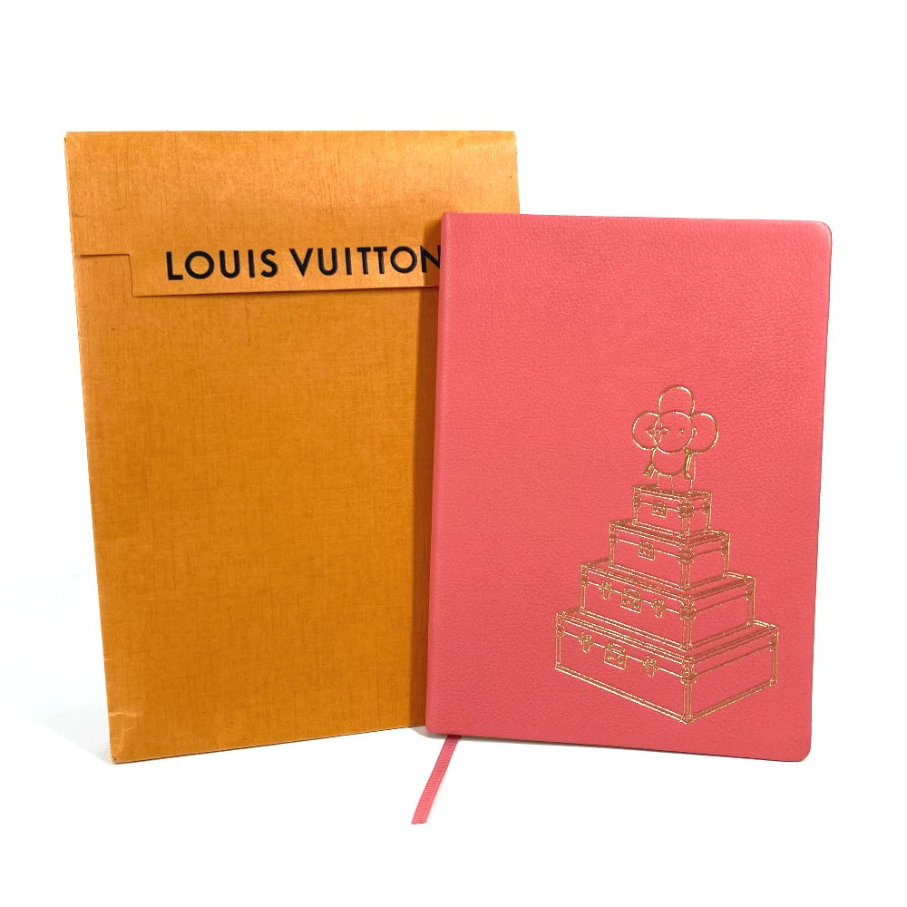 LOUIS VUITTON R98587 ステーショナリー メモ帳 ヴィヴィエンヌ ノベルティ 非売品 インテリア ノートブック レザー レディース ピンク