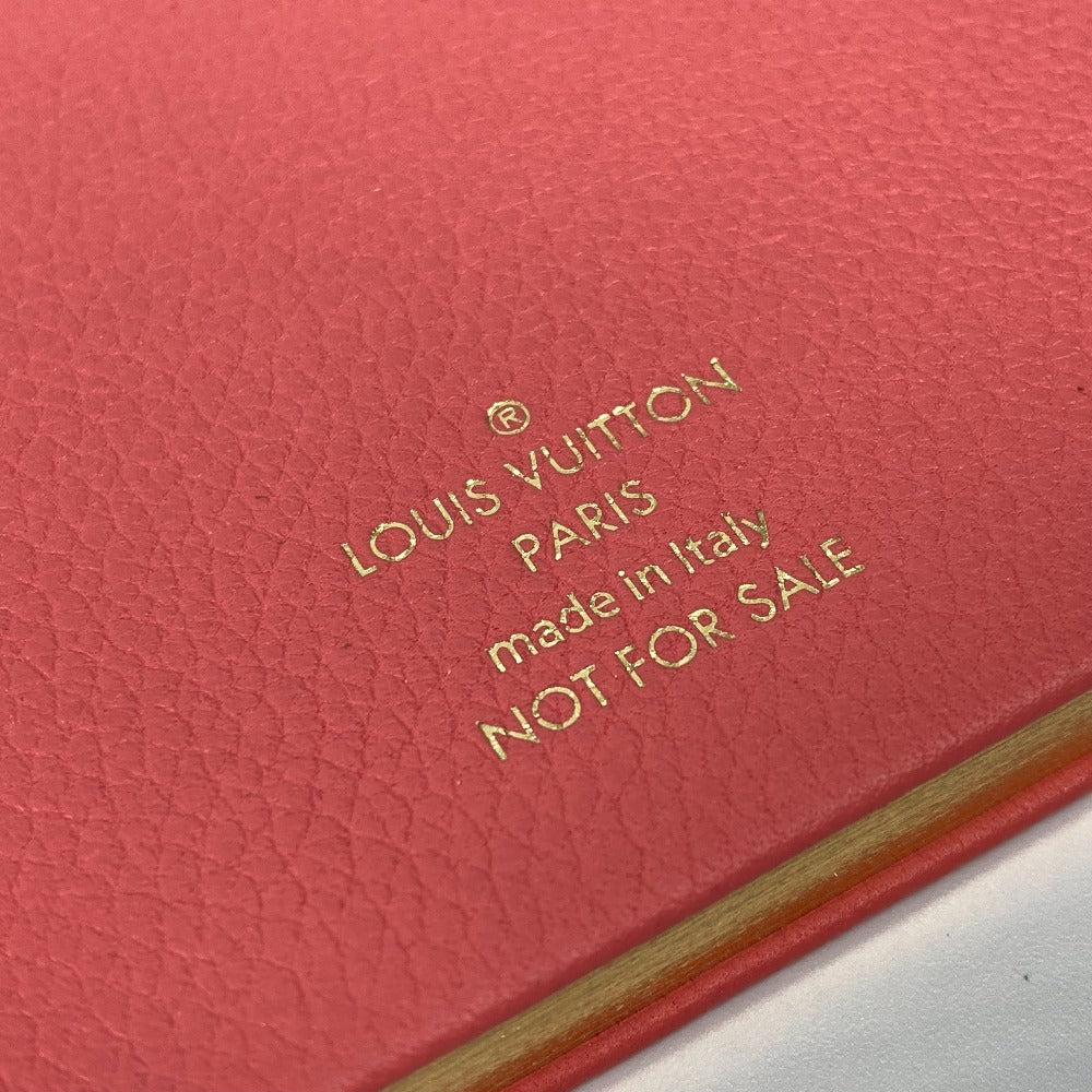 LOUIS VUITTON R98587 ステーショナリー メモ帳 ヴィヴィエンヌ ノベルティ 非売品 インテリア ノートブック レザー レディース ピンク