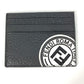 FENDI 7M0164 ロゴ バイカラー 名刺入れ パスケース カードケース レザー メンズ グレー系