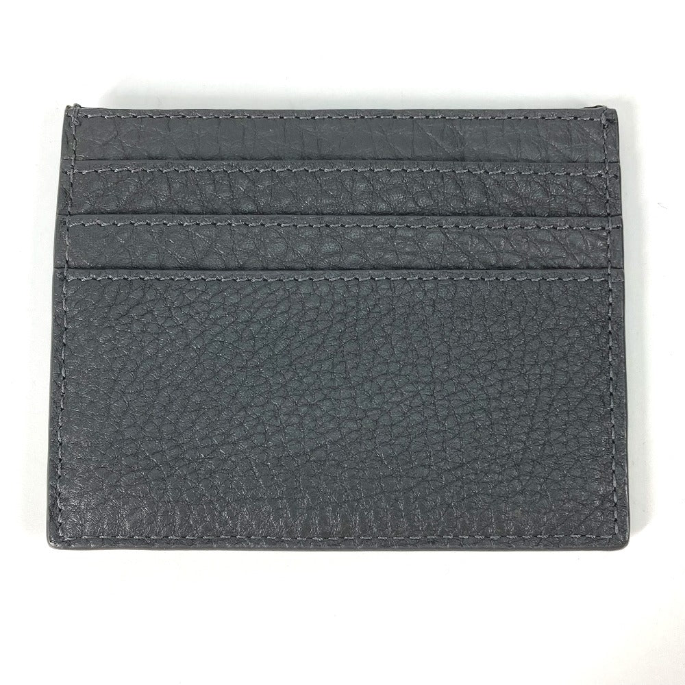 FENDI 7M0164 ロゴ バイカラー 名刺入れ パスケース カードケース レザー メンズ グレー系