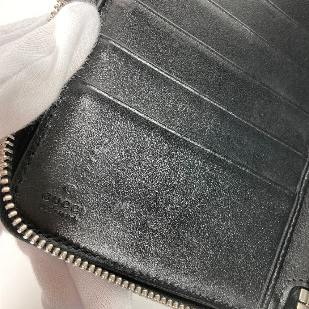 GUCCI 625563 GGエンボス ロングウォレット トラベルケース オーガナイザー ラウンドファスナー 財布 長財布 ウォレット ロングウォレット 長財布 レザー メンズ ブラック
