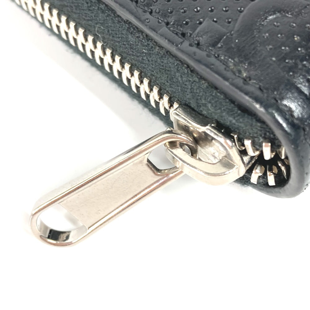 GUCCI 625563 GGエンボス ロングウォレット トラベルケース オーガナイザー ラウンドファスナー 財布 長財布 ウォレット ロングウォレット 長財布 レザー メンズ ブラック