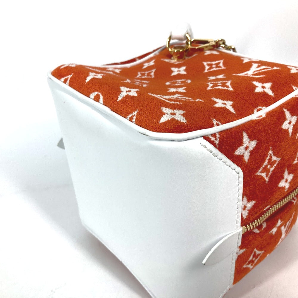 LOUIS VUITTON M46212 LVマッチ スクエア・バッグ 2WAYバッグ チェーン ショルダーバッグ ハンドバッグ ベルベット レディース テラコッタブラウン オレンジ
