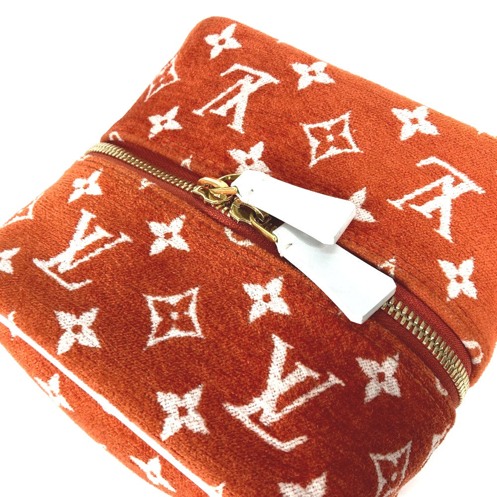 LOUIS VUITTON M46212 LVマッチ スクエア・バッグ 2WAYバッグ チェーン ショルダーバッグ ハンドバッグ ベルベット レディース テラコッタブラウン オレンジ