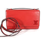 LOUIS VUITTON M54538 エピ クレリー 3WAYバッグ ハンドバッグ クラッチバッグ ショルダーバッグ エピレザー レディース コクリコ レッド