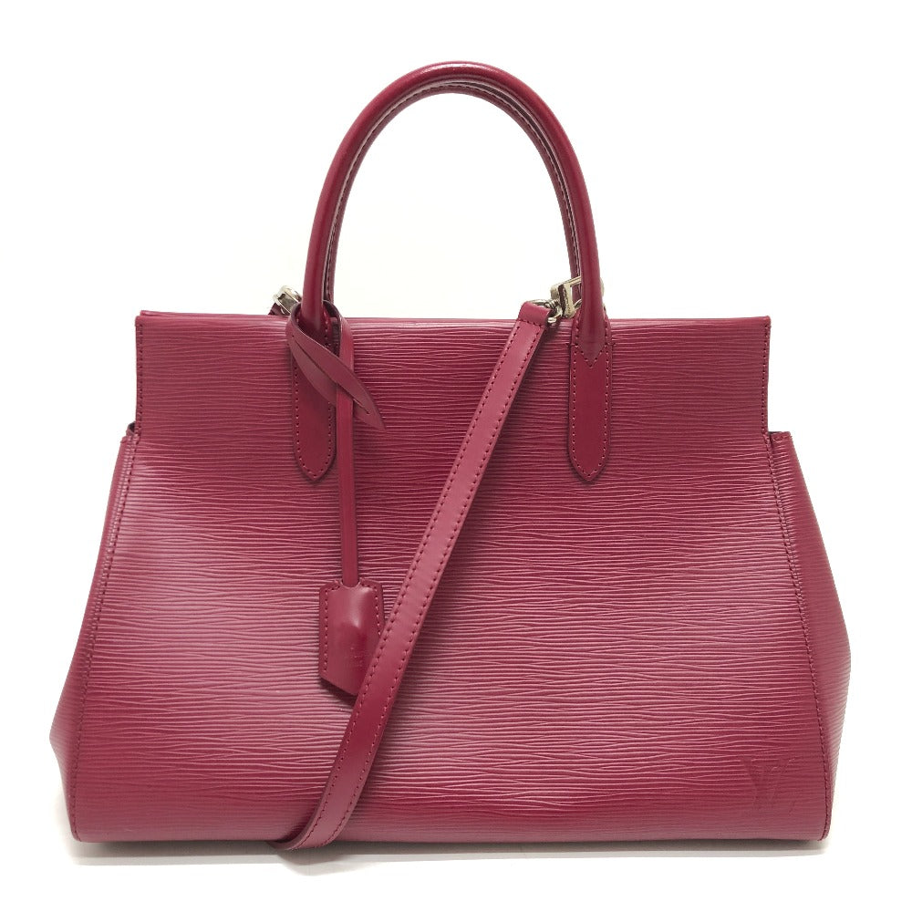 LOUIS VUITTON M94612 マルリー MM 2WAY カバン 肩掛け 斜め掛け ハンドバッグ エピレザー レディース フューシャ シルバー金具