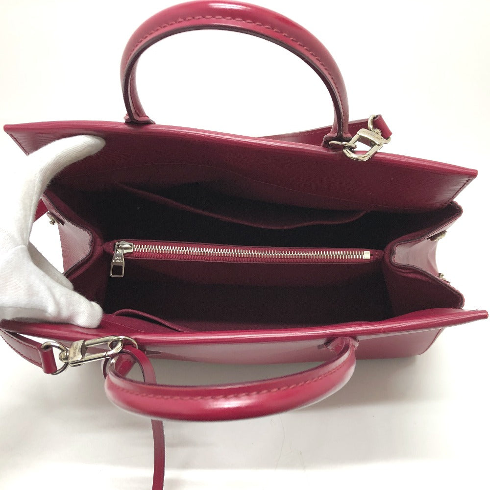 LOUIS VUITTON M94612 マルリー MM 2WAY カバン 肩掛け 斜め掛け ハンドバッグ エピレザー レディース フューシャ シルバー金具
